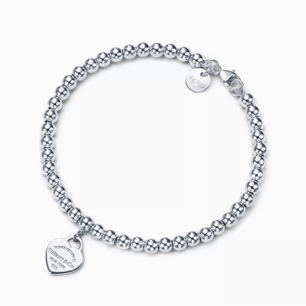 Return to Tiffany®
Heart Tag Bead Bracelet in Silver